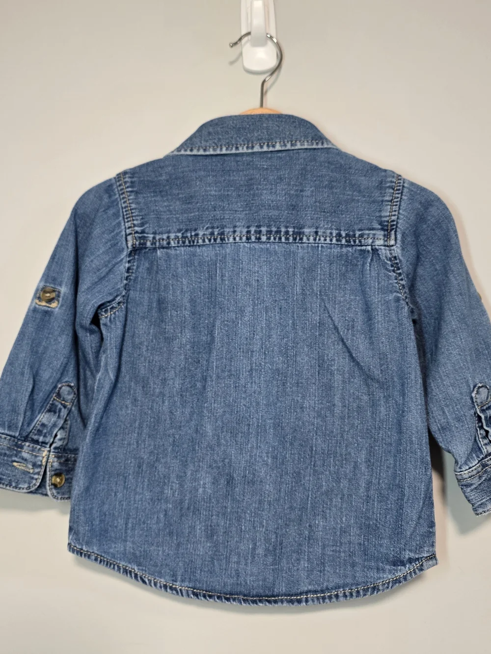 Old Navy Kids Denim Button-Down Shirt - Blue